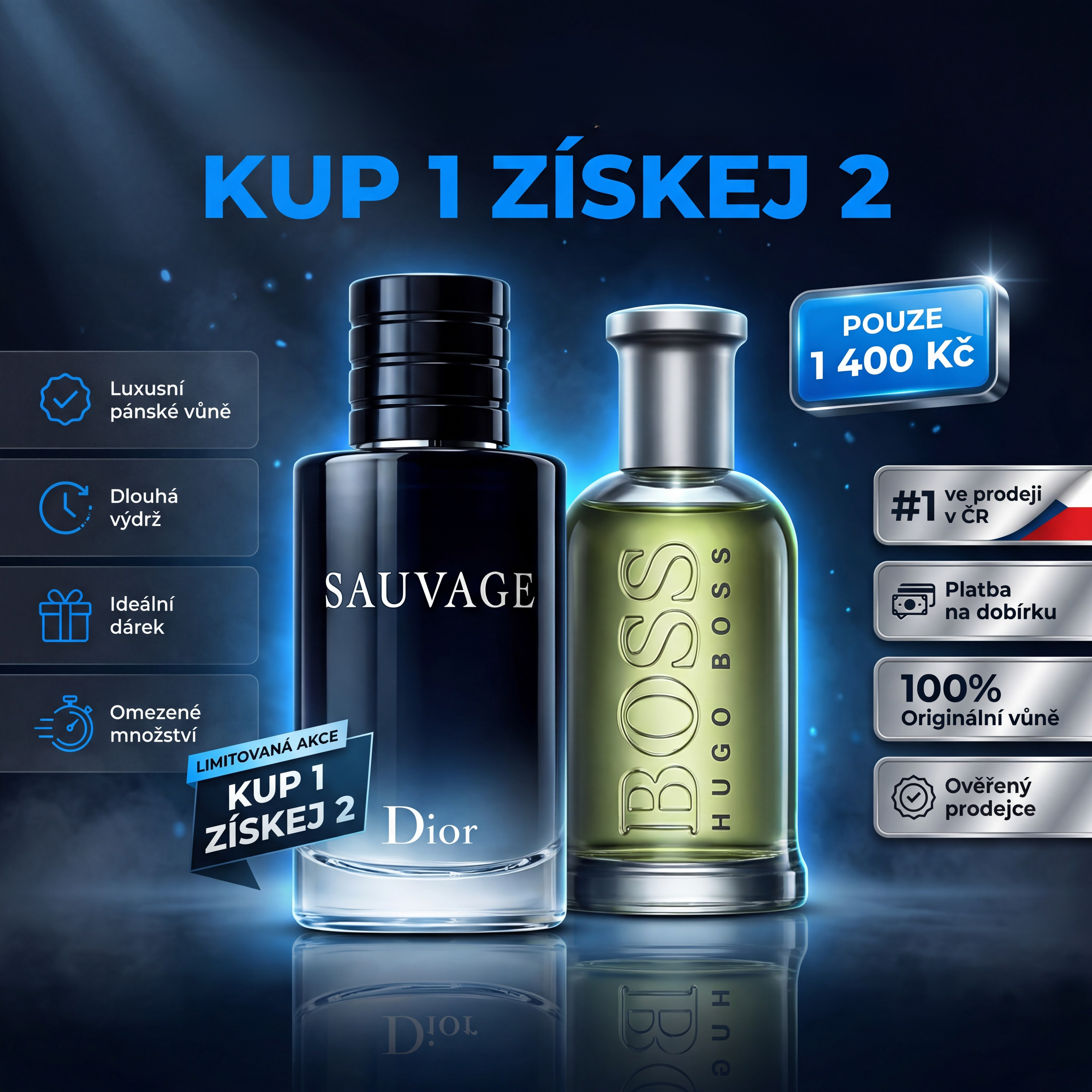 Kup 1, Získej 2 – Sauvage 100 ml + Boss 100 ml